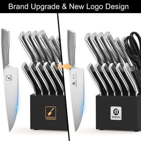 imarku dishwasher-safe knives simplify cleanup after cooking.