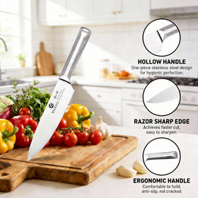 Imarku 6-inch boning knife ideal for precise trimming.