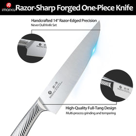 Imarku 7-inch santoku knife ideal for versatile chopping tasks.