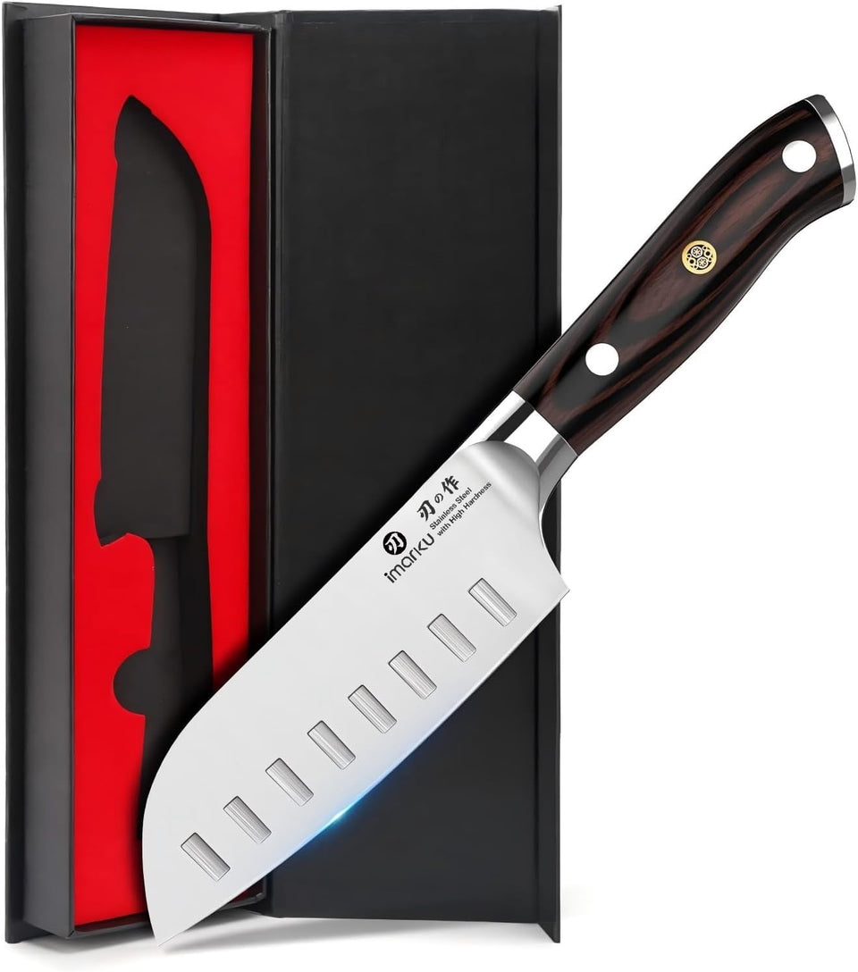 Imarku Santoku knife 5-inch ultra sharp edge for precise slicing