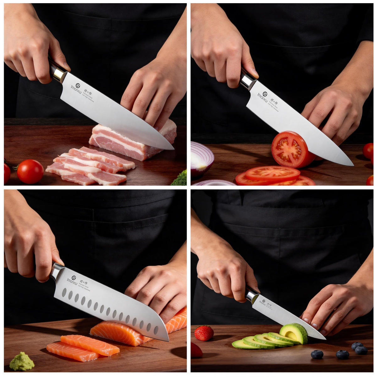Imarku utility knife for precise trimming and small prep tasks.