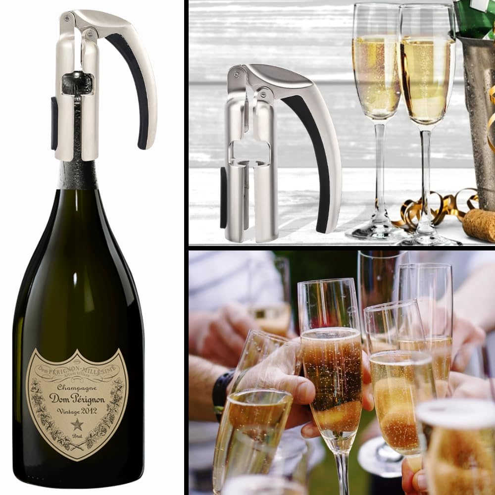 Imbibe & Indulge champagne opener tool party-ready for celebrations and gatherings.