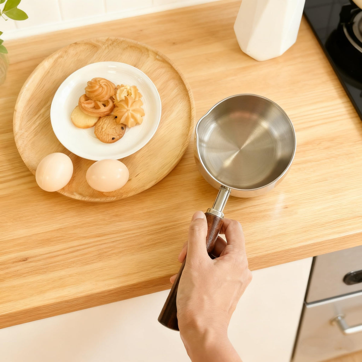 Compact single-serve IMEEA pot ready for small portions