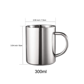 IMEEA double-wall mug with a comfortable handle for daily coffee.