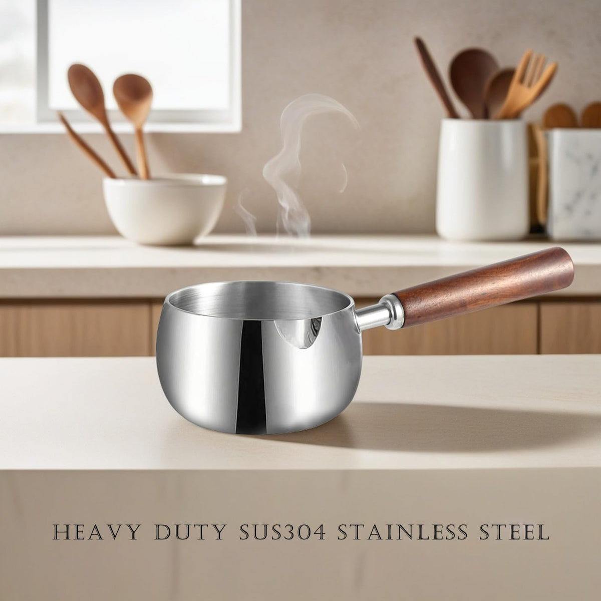 Magnetic exterior of IMEEA pot compatible with induction cooktops