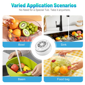 IMENE versatile cleaner handles meat, seafood, grains, and tableware with ease.