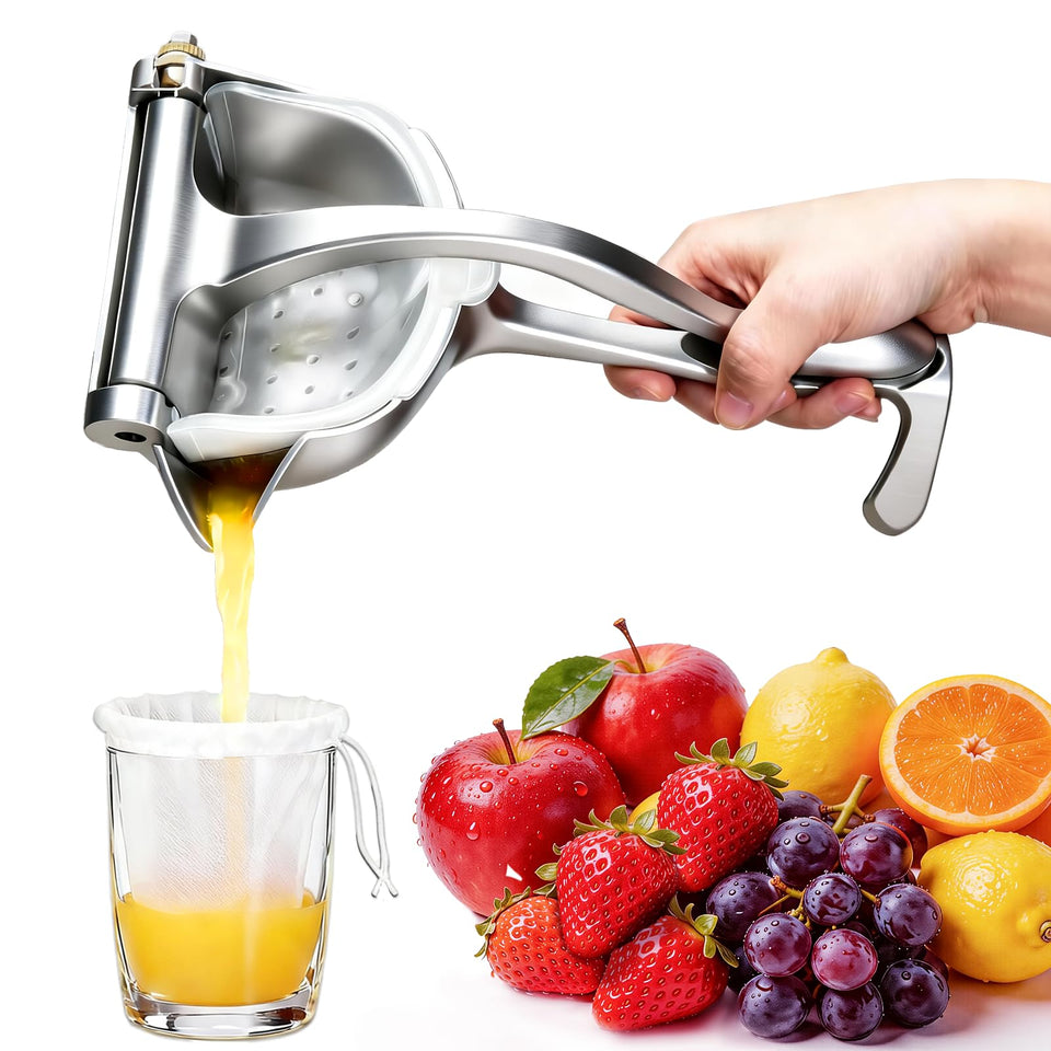 IMGROSE fruit juice squeezer top view for quick, hands-on citrus extraction.