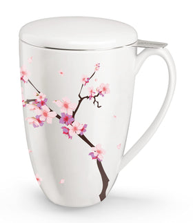 Immaculife teacup with infuser and lid for precise loose-leaf brewing
