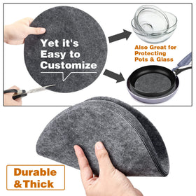 Imncya ultra-soft felt material provides durable, washable protection