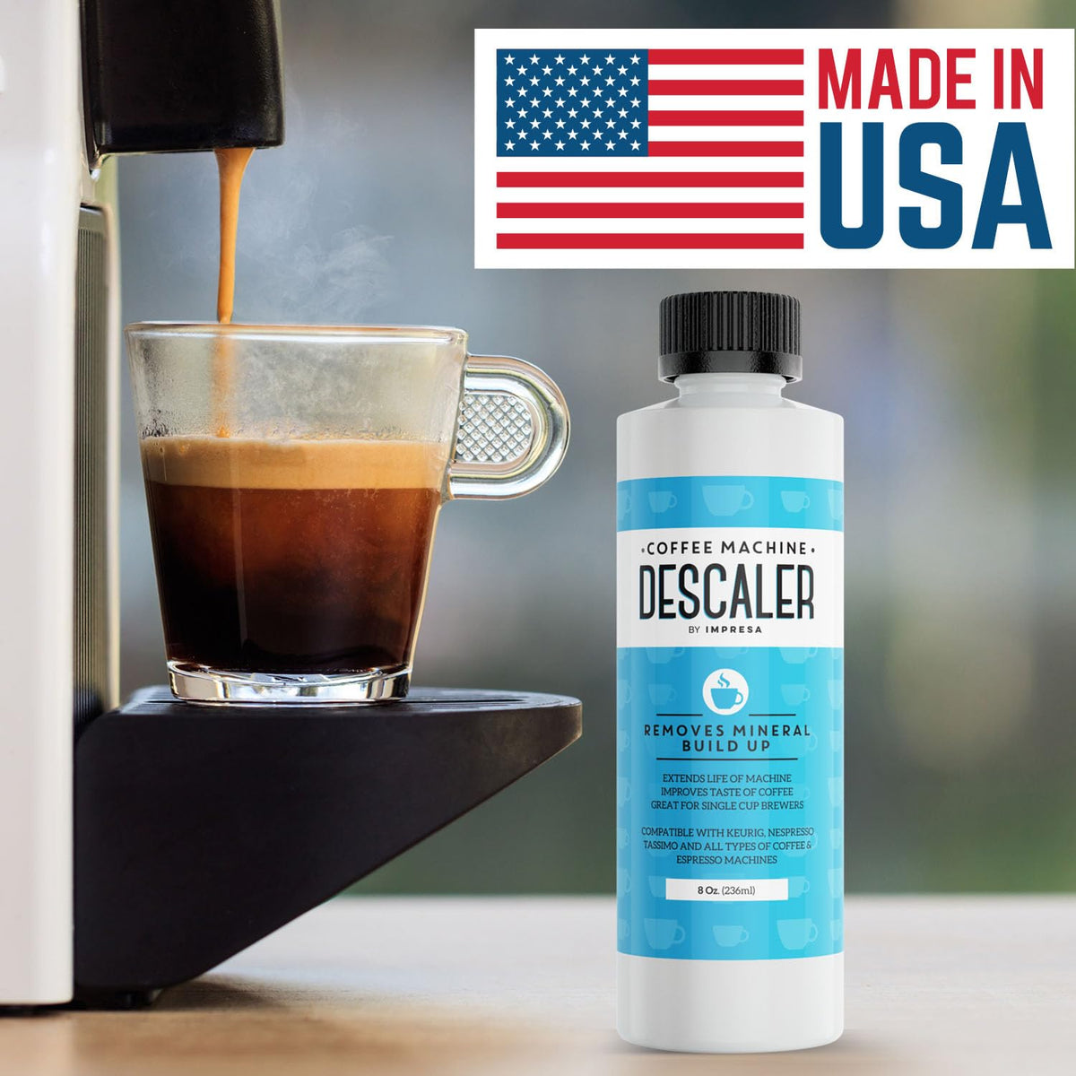 IMPRESA coffee descaler limescale-removal restores machines for daily use