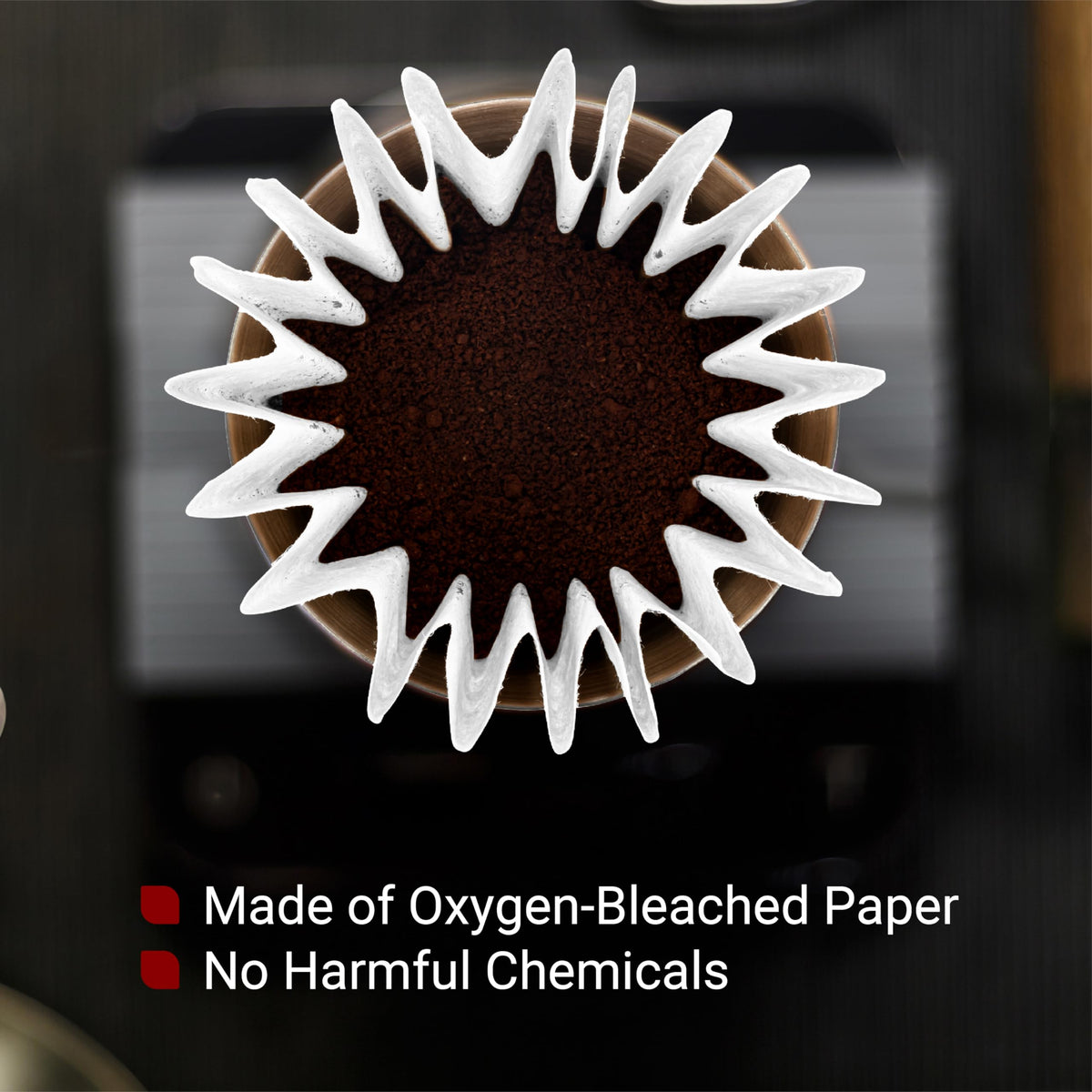 IMPRESA gooseneck-friendly filters support smooth, controlled pouring
