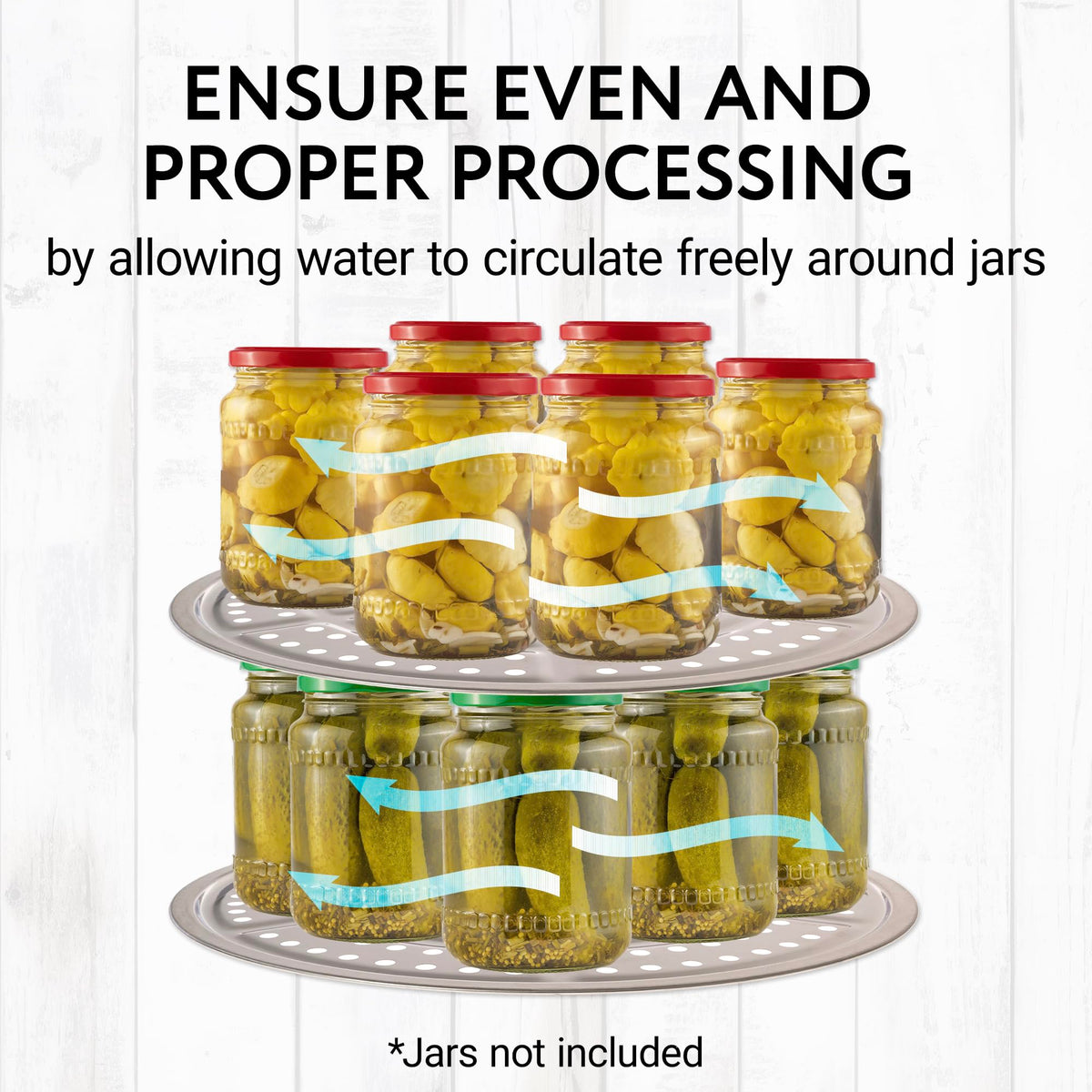 IMPRESA large-canner compatible rack fits Presto and All American models.
