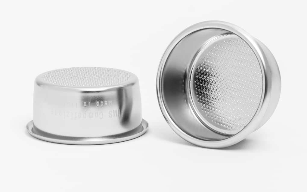 IMS Precision basket front view for 54mm Breville/Sage machines enables consistent extractions