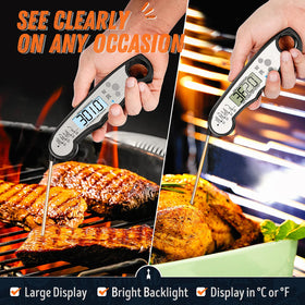 ImSaferell Waterproof probe ready for outdoor BBQ conditions.
