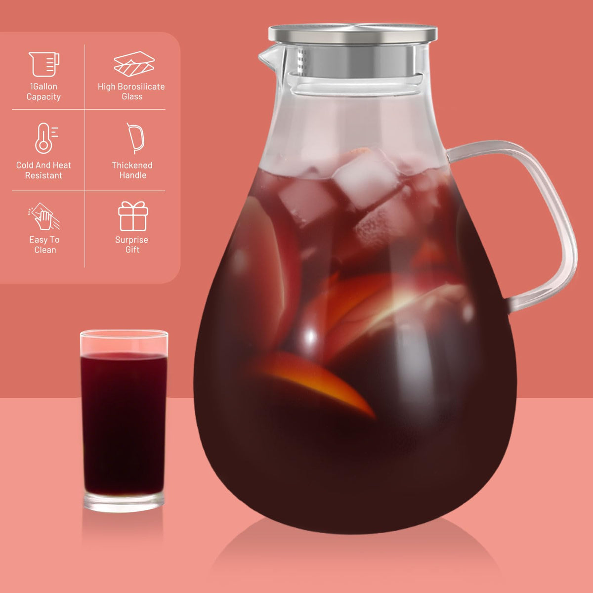 imsav pitcher lid with dual outlets for precise serving and spill prevention
