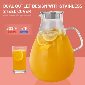 imsav stylish circular glass pitcher elevating table presentation