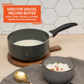 Imusa 1.5 qt sauce pot ideal for soups and gravies