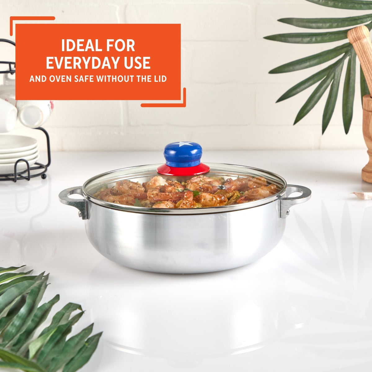 Imusa 3.2qt Caldero ideal for mofongo, sancocho, stews.