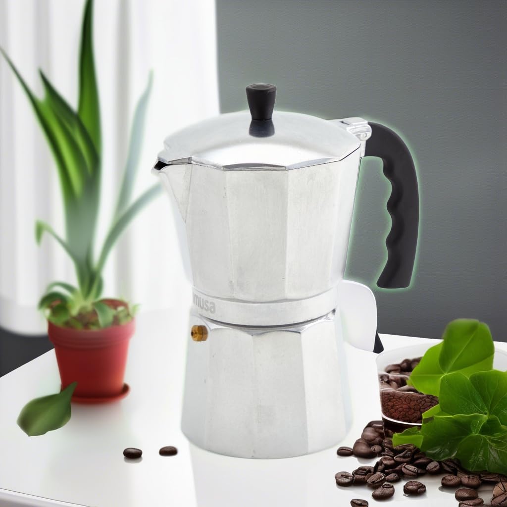 IMUSA lid flip close-up shows convenient top opening for serving