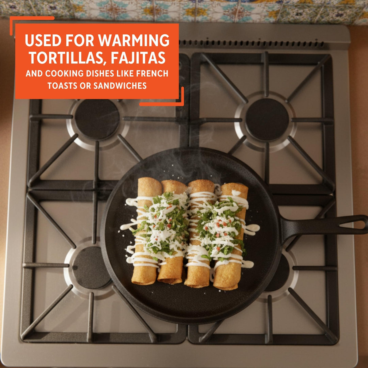 IMUSA compact cast iron for durable everyday use in apartments