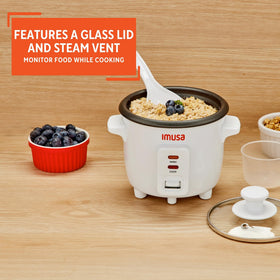 Cool-touch side handles for safe handling and transport.