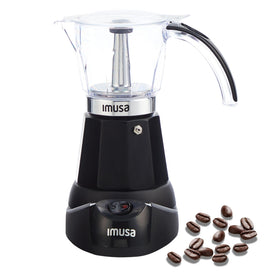 Imusa espresso maker base and controls for reliable everyday use.