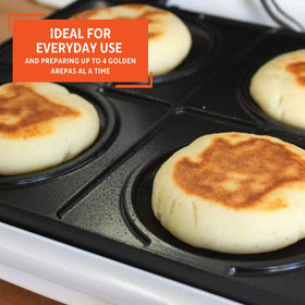 Imusa GAU-80300 compact footprint fits on small countertops.