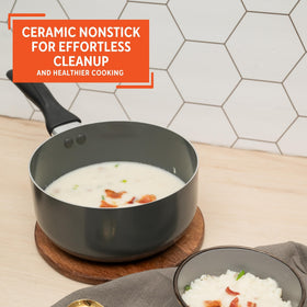 Imusa gray ceramic nonstick coating for easy food release