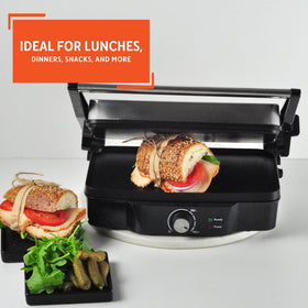 IMUSA Panini Press compact design fits on crowded countertops
