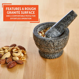 IMUSA pestle with comfortable grip for effortless grinding.
