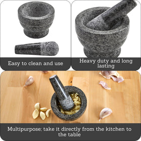 IMUSA polished exterior close-up showing durable granite finish for daily use.
