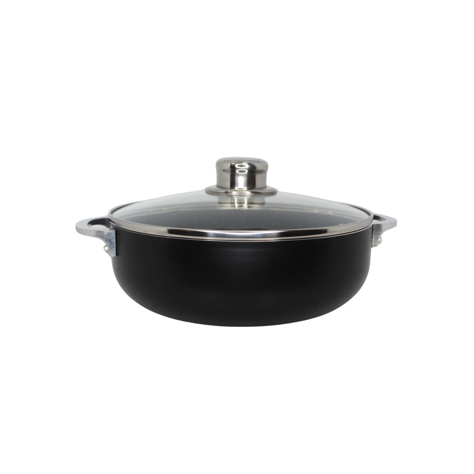 IMUSA small 3.2qt caldero with ceramic interior for easy release.