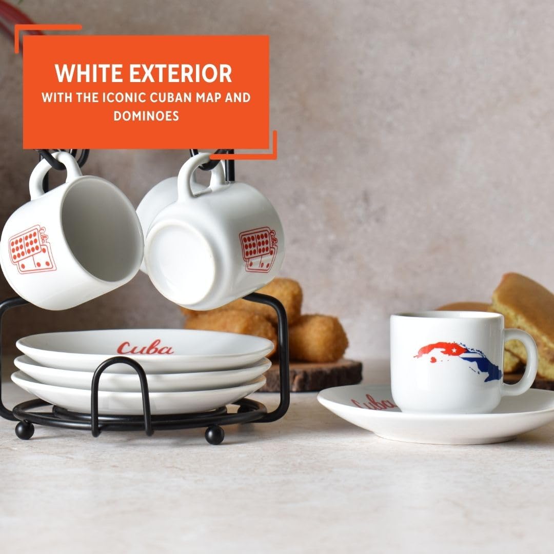 Imusa stoneware espresso cups offer durable, everyday use.