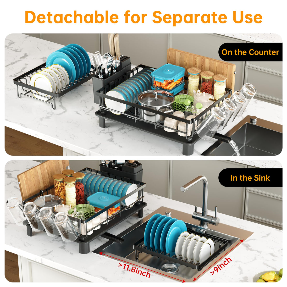 IMXSUMDA utensil holder attachment keeps cutlery organized