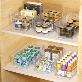 Incostar freezer-friendly organizer bin for tidy freezer shelves.