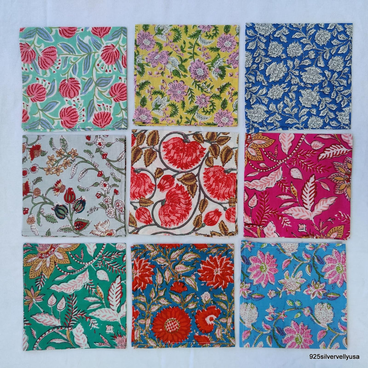 INDIANHANDICRAFTS prewashed napkin with relaxed finish, ready to use.