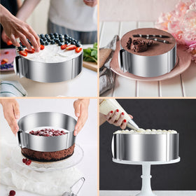 iNeibo mousse-ready mold assembly enables easy, adjustable setup for desserts.