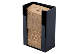 Inevibe coffee sleeve holder front view demonstrates quick-access vertical dispenser that saves time.