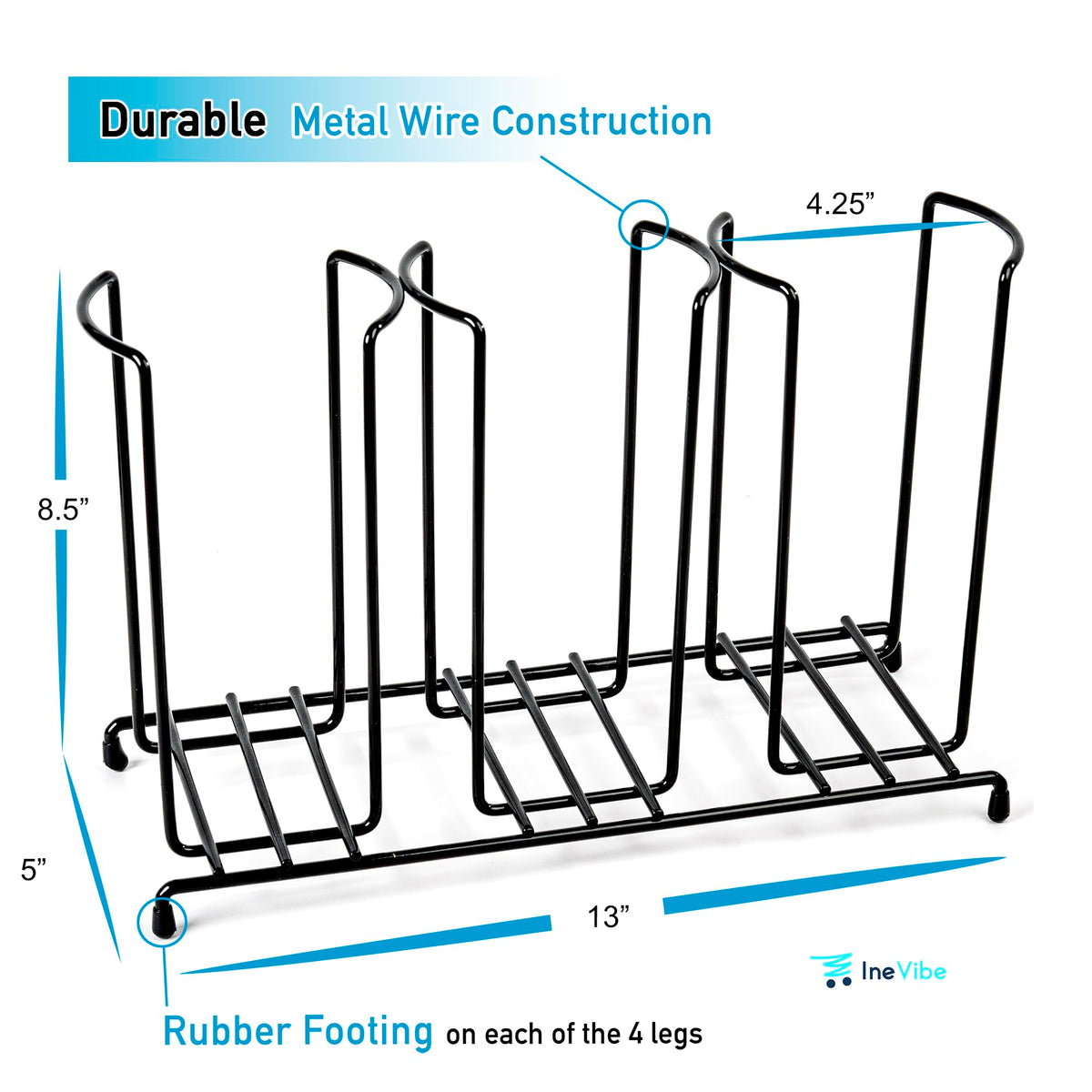 Inevibe countertop storage for cups and lids ideal for cafes and offices