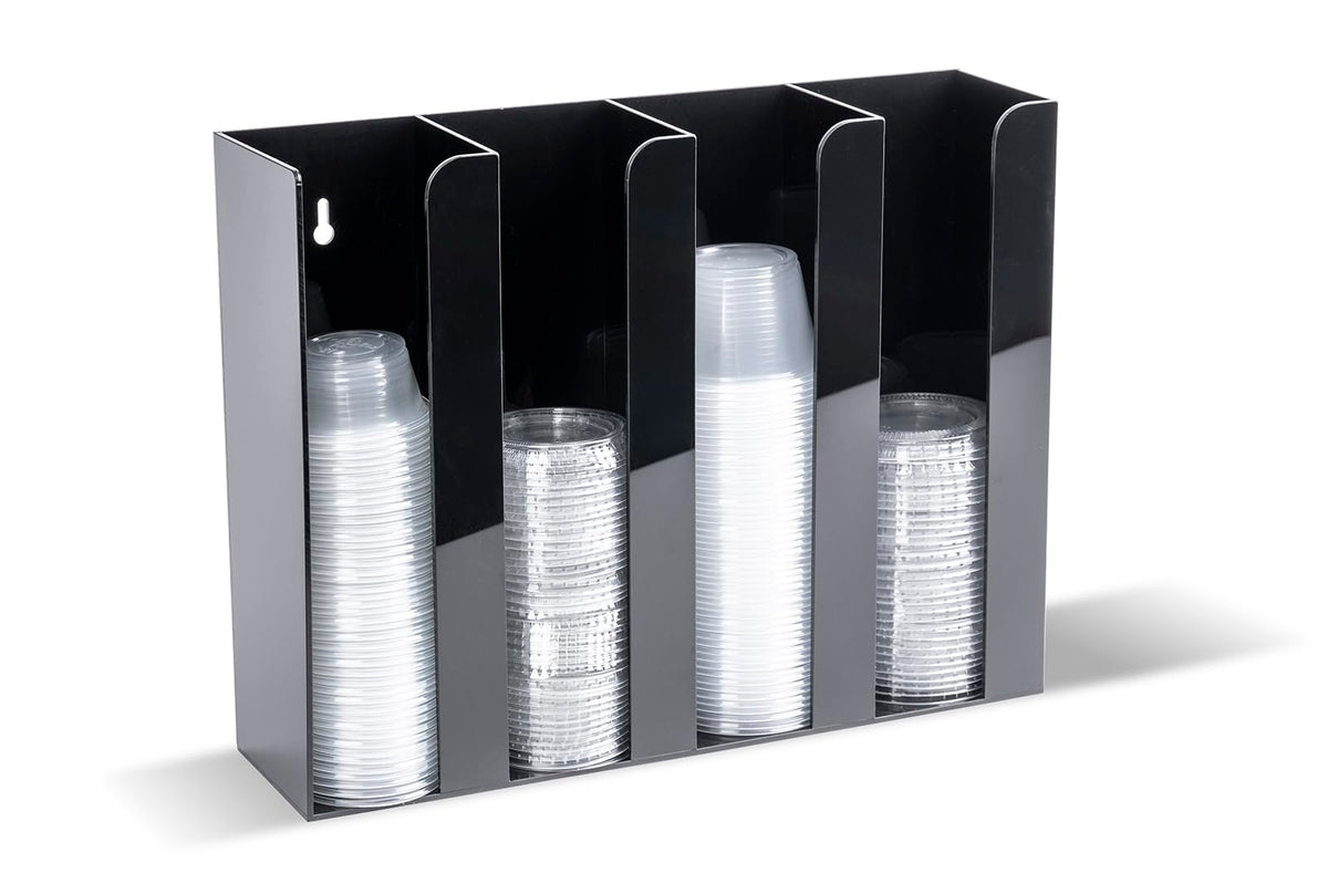 Inevibe durable black acrylic design complements busy kitchens and hospitality spaces.