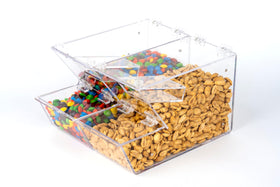 IneVibe flip-top lid provides smooth access during busy service.