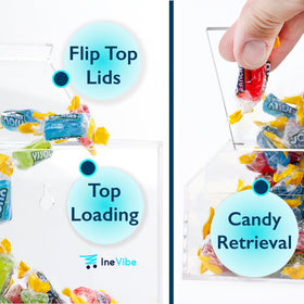 Inevibe Snack Storage on countertop for classroom or home use.