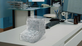 Inevibe Treat Dispenser in an office break room setting.