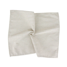 INFEI beige napkins under varied lighting showing color variation.