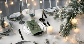 INFEI olive green napkins washable fabric for everyday use