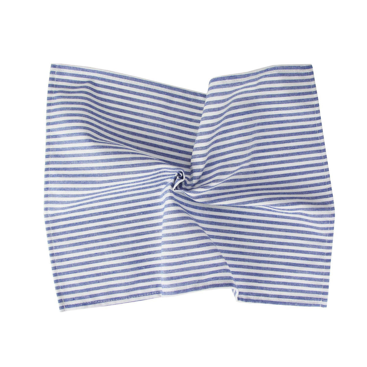 INFEI blue striped napkins on a table setting for weddings or catered events
