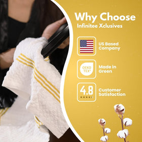Infinitee Xclusives durable towels designed to withstand frequent washing