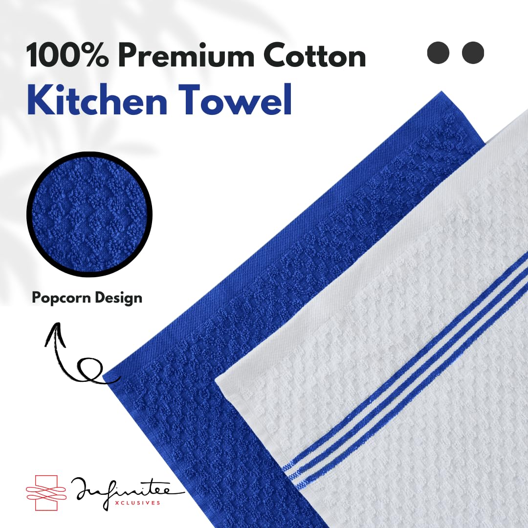 Infinitee Xclusives environmentally friendly cotton towel; reduces paper towel waste.