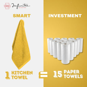 Infinitee Xclusives towel suitable for low heat tumble drying
