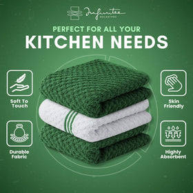 Infinitee Xclusives machine-washable towels ready for easy care.
